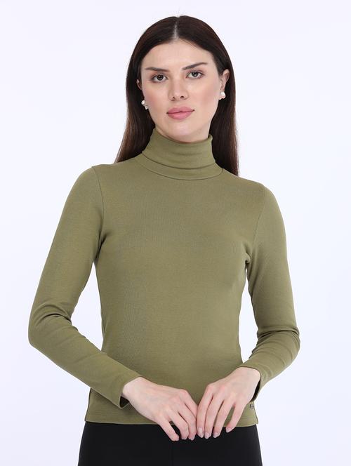 women solid long sleeve t-shirt - 21693626 - Standard Image - 0