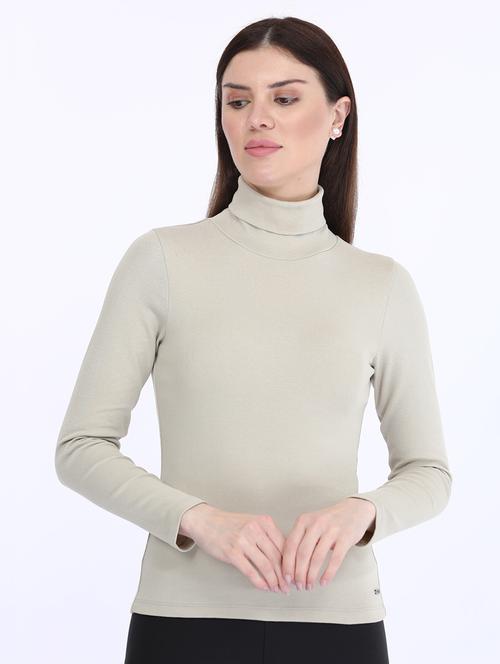 women solid long sleeve t-shirt - 21693627 -  Standard Image - 0