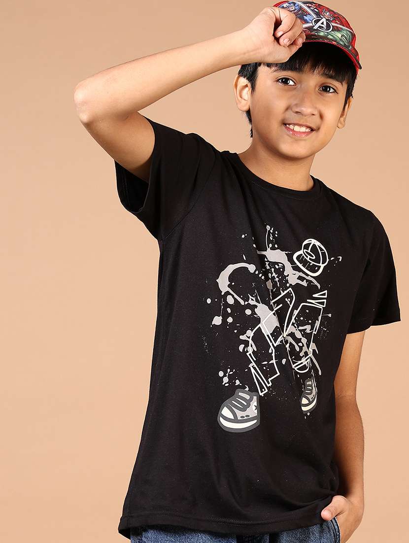 boys printed short sleeve t-shirt - 21693687 - Standard Image - 1