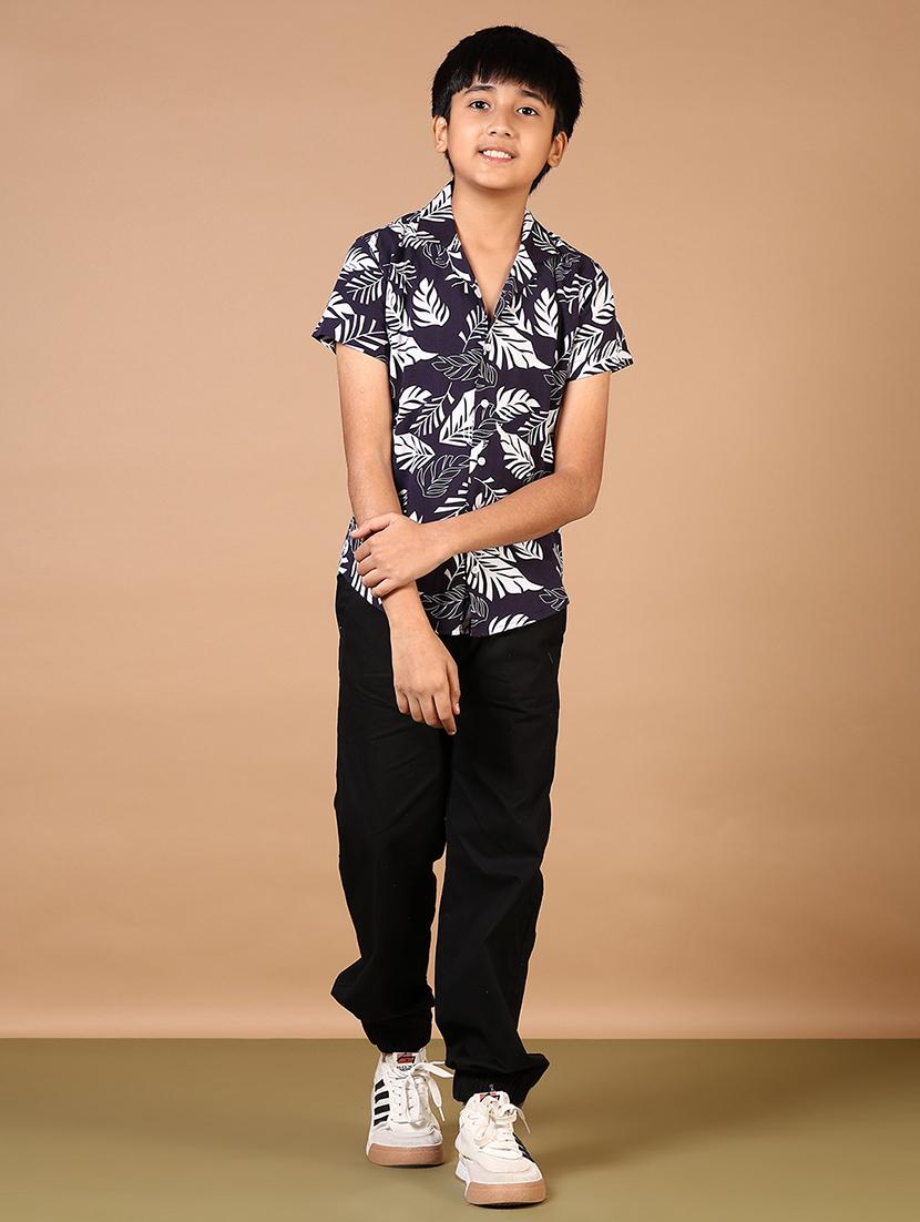 boys cuban collared short sleeves shirt - 21694263 - Standard Image - 4