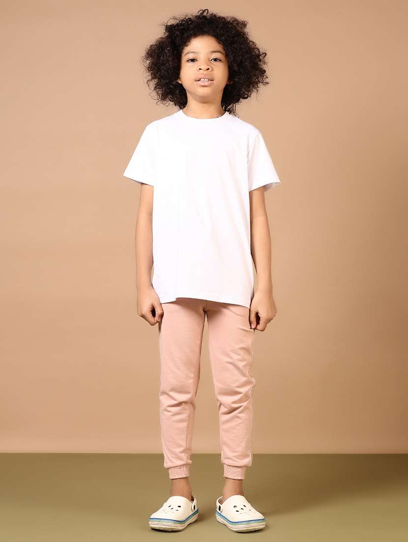 boys peach side taped mid rise jogger - 21694333 -  Standard Image - 4