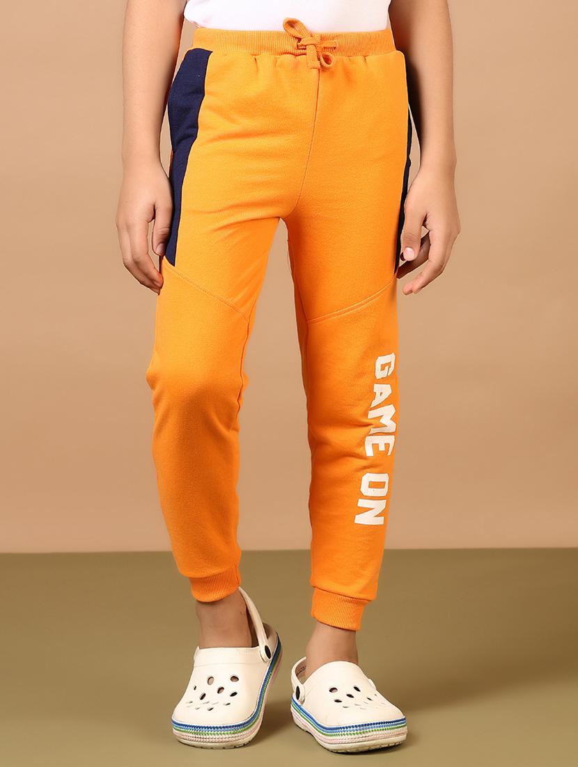 boys color block mid rise jogger