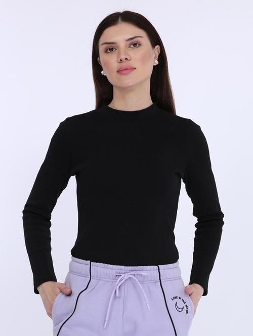 women solid long sleeve sweatshirt - 21694724 - Standard Image - 0