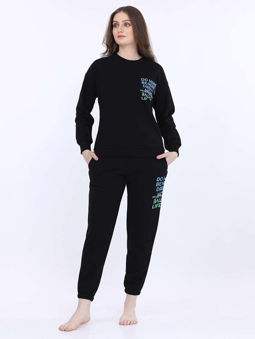 women placement print long sleeve sweatshirt - 21694725 - Standard Image - 4