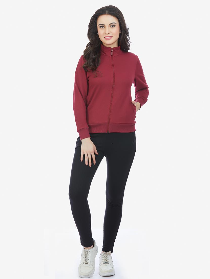 women solid long sleeve sweatshirt - 21694733 - Standard Image - 4