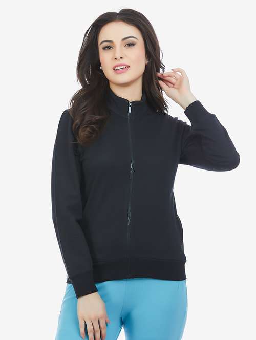 women solid long sleeve sweatshirt - 21694734 -  Standard Image - 0