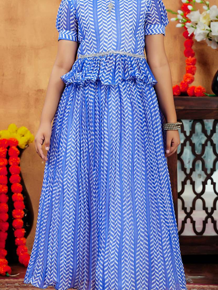 girls printed lehenga choli with dupatta - 21694916 - Standard Image - 6