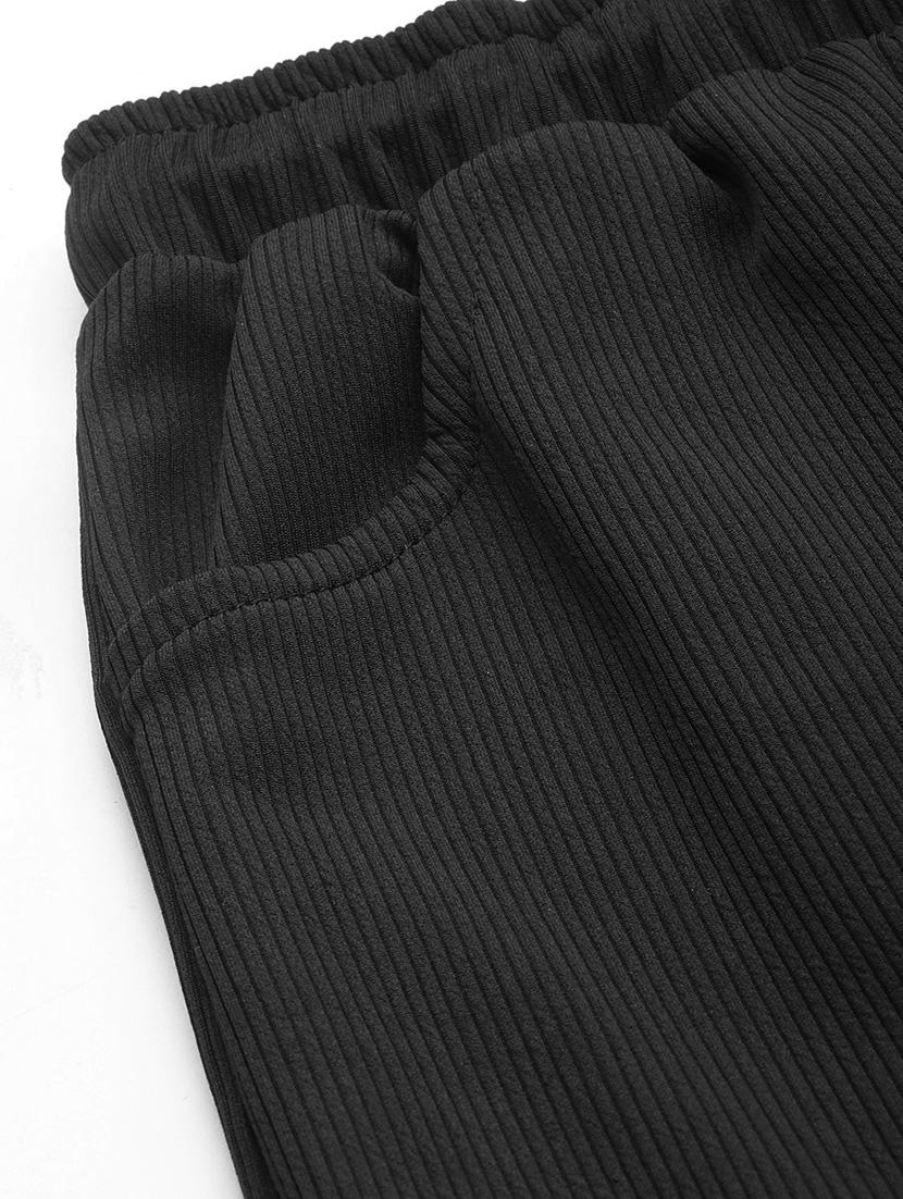 women mid rise solid cargo - 21694931 - Standard Image - 6