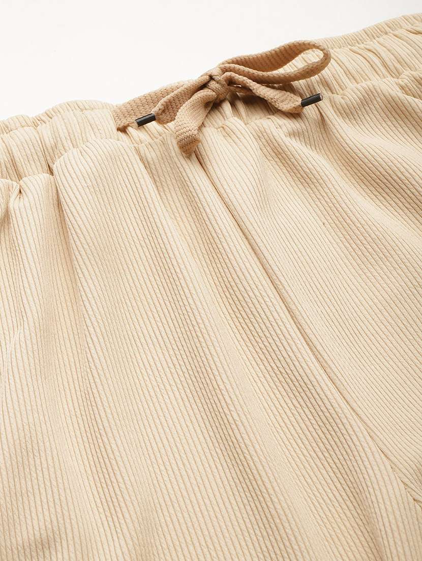 women mid rise solid cargo - 21694953 - Standard Image - 4