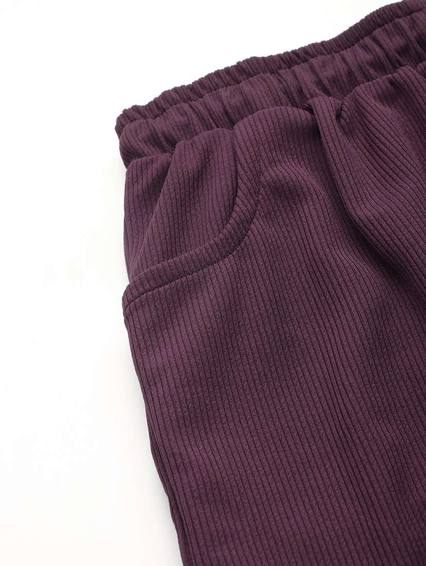 women mid rise solid cargo - 21694954 -  Standard Image - 6