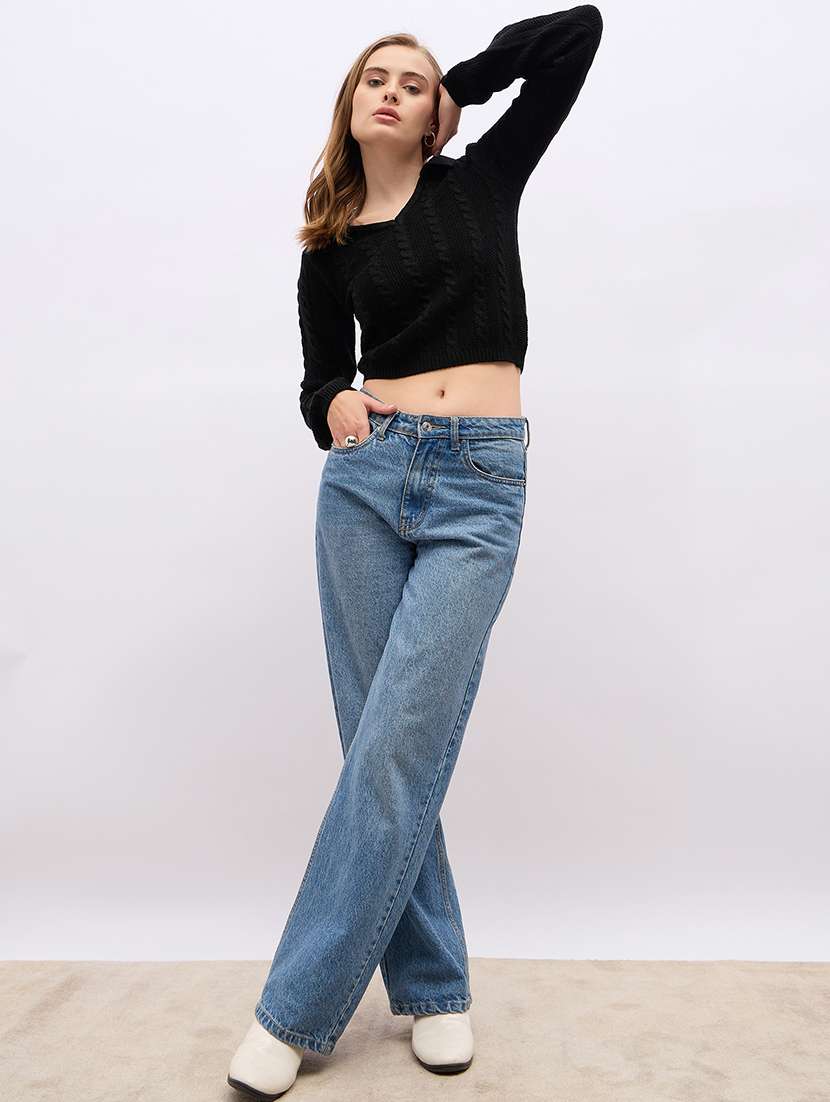 women acrylic long sleeve pullover - 21695355 -  Standard Image - 4