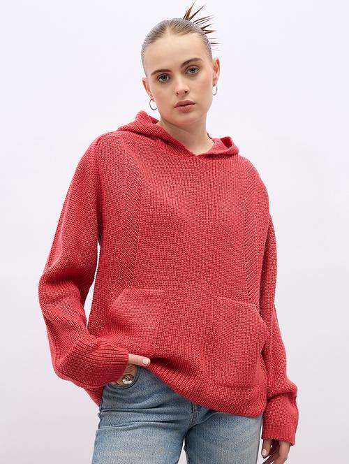 women acrylic long sleeve pullover - 21695362 -  Standard Image - 0