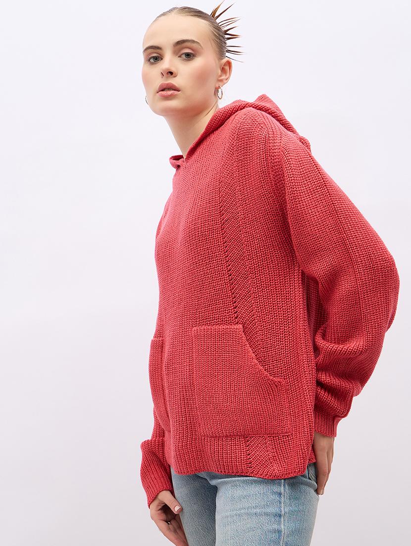 women acrylic long sleeve pullover - 21695362 -  Standard Image - 1
