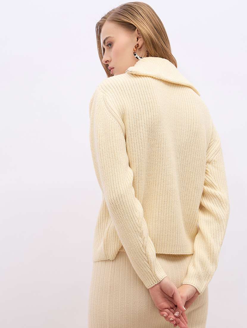 women acrylic long sleeve pullover - 21695369 -  Standard Image - 1