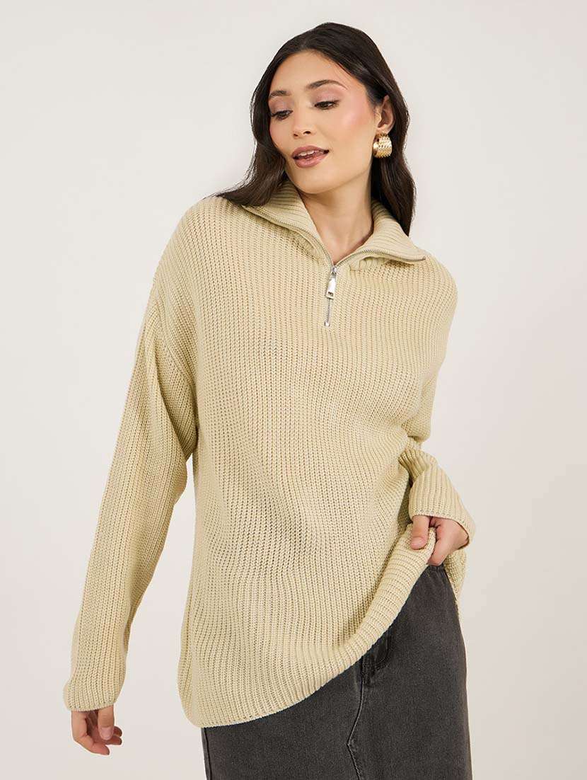 women self design long sleeve pullover