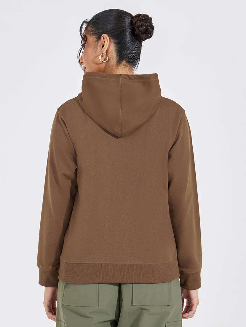 women long sleeves plain sweatshirt - 21695443 -  Standard Image - 1
