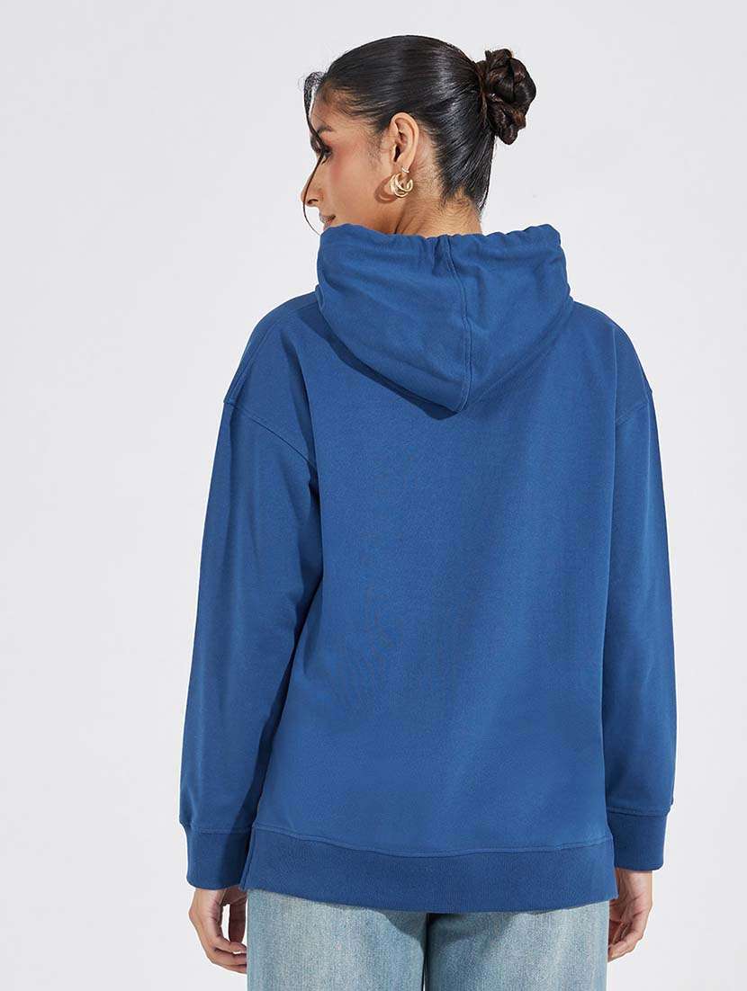 women long sleeves plain sweatshirt - 21695447 -  Standard Image - 1