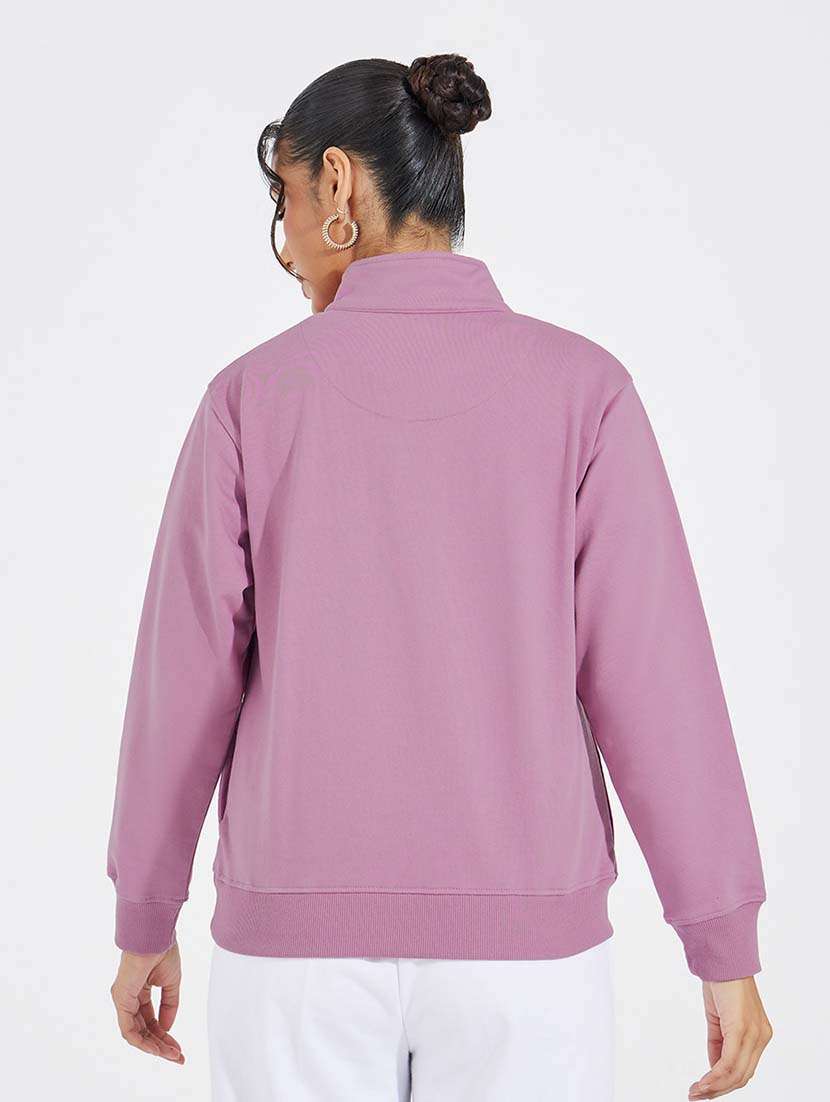 women typography long sleeve sweatshirt - 21695450 -  Standard Image - 1