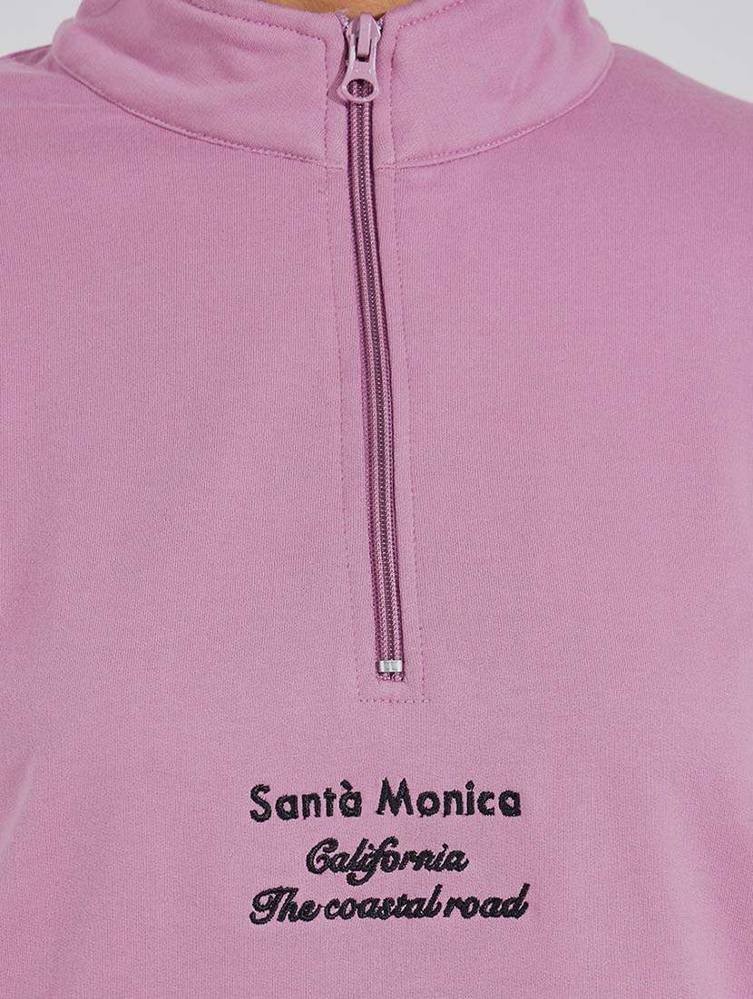 women typography long sleeve sweatshirt - 21695450 -  Standard Image - 4