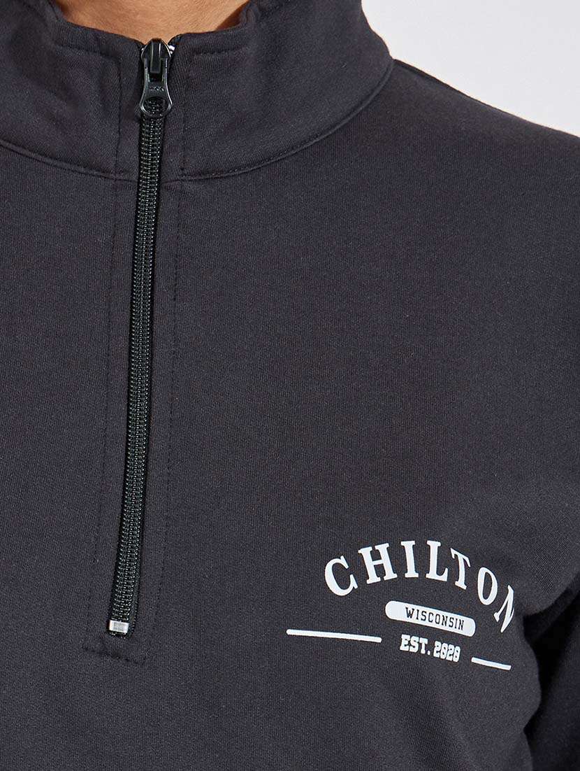 women solid long sleeve sweatshirt - 21695451 - Standard Image - 4