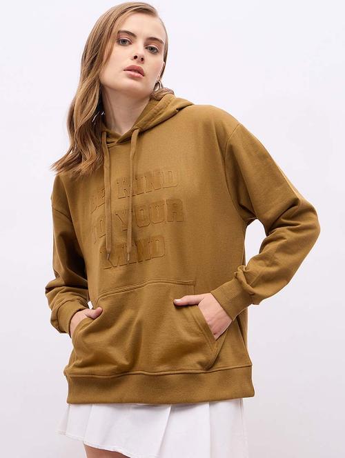 women solid long sleeve sweatshirt - 21695465 - Standard Image - 0