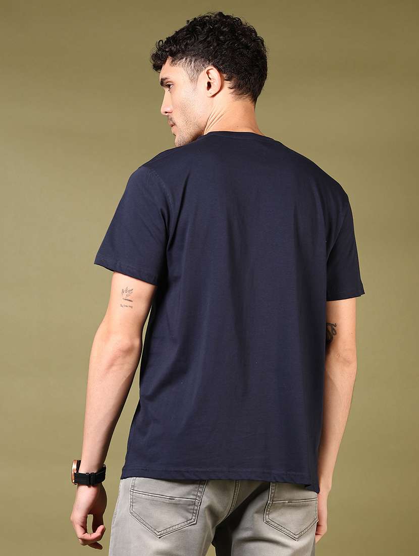 men front print short sleeve t-shirt - 21695605 -  Standard Image - 1