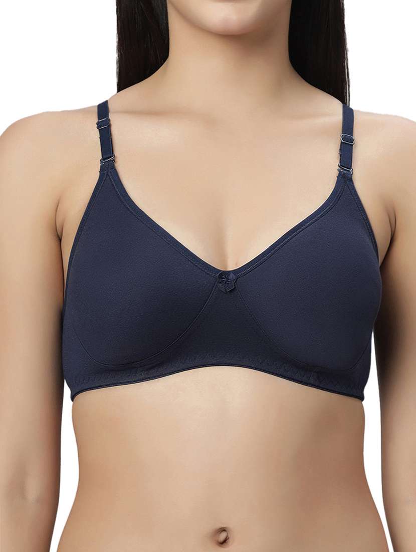 women pack of 2 solid t-shirt bra - 21695865 -  Standard Image - 4