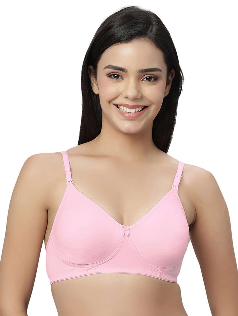 women pack of 2 solid t-shirt bra - 21695867 -  Standard Image - 1