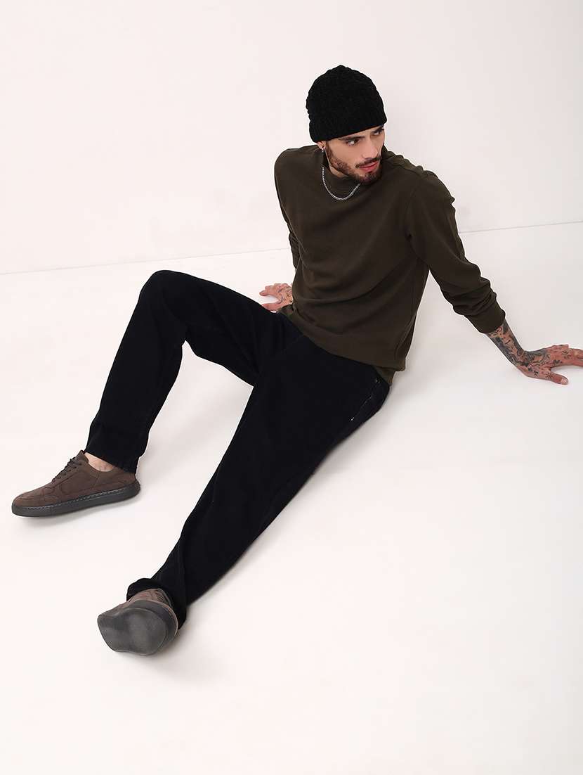 men self design long sleeve pullover - 21696049 -  Standard Image - 4