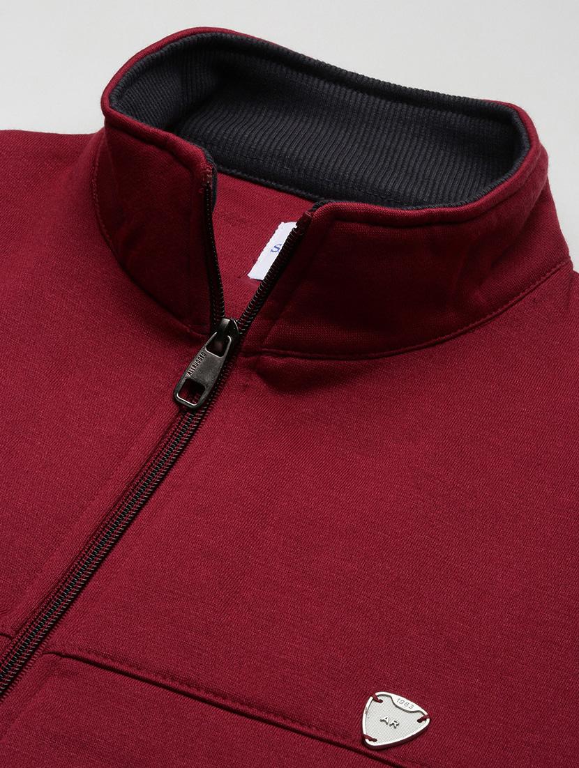 men solid front-open long sleeve sweatshirts - 21696061 - Standard Image - 6
