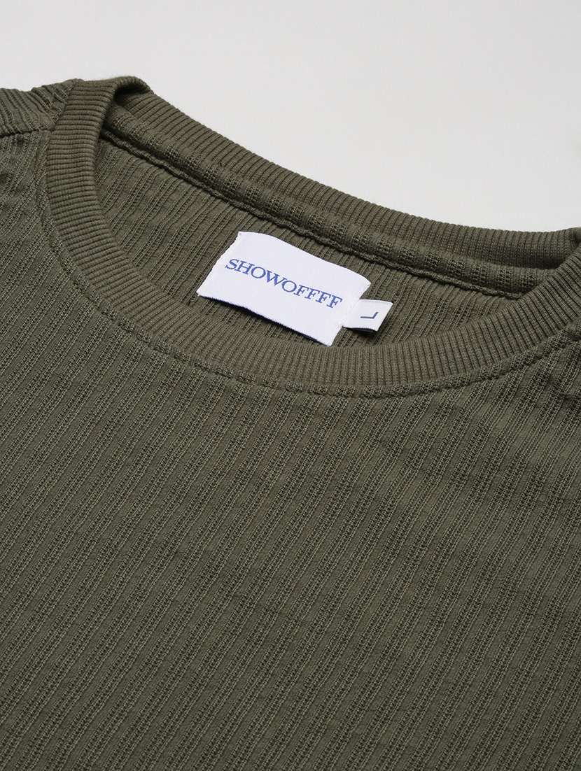 men solid long sleeve sweatshirt - 21696066 -  Standard Image - 6