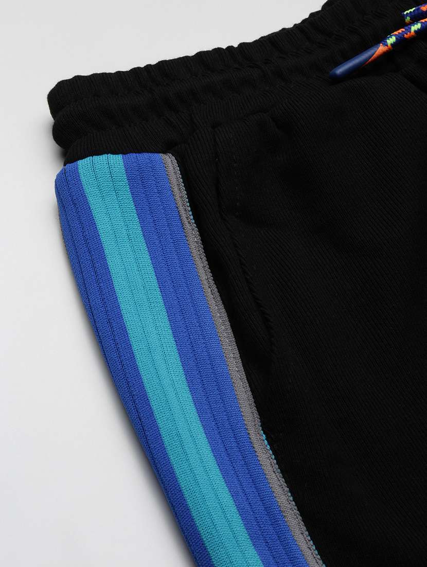 men side taped mid rise regular fit shorts - 21696089 - Standard Image - 6