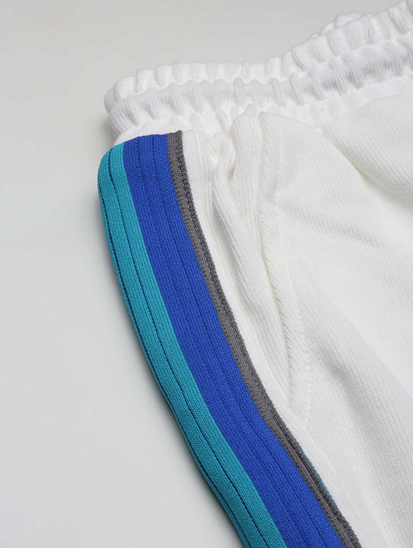 men side taped mid rise regular fit shorts - 21696091 -  Standard Image - 6