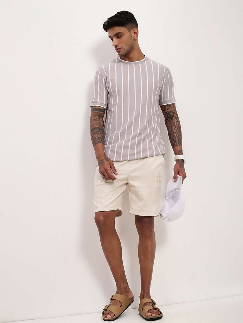 men solid mid rise regular fit shorts - 21696097 -  Standard Image - 4