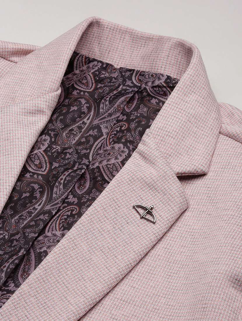 men solid single breasted casual blazer - 21696102 -  Standard Image - 6