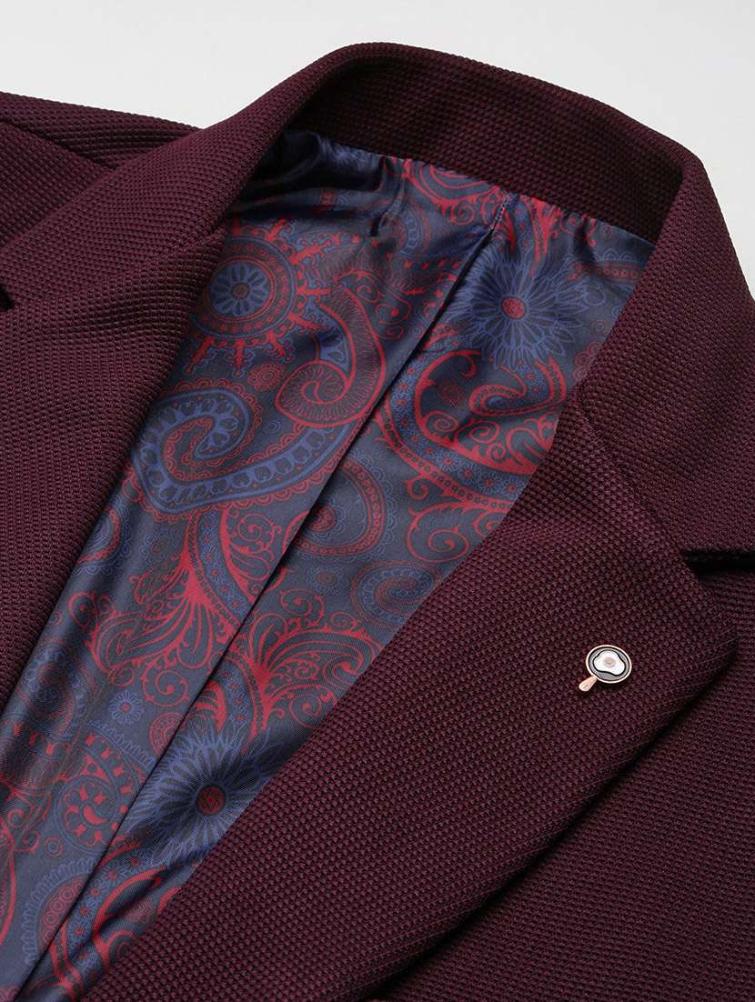 men solid single breasted casual blazer - 21696118 - Standard Image - 6