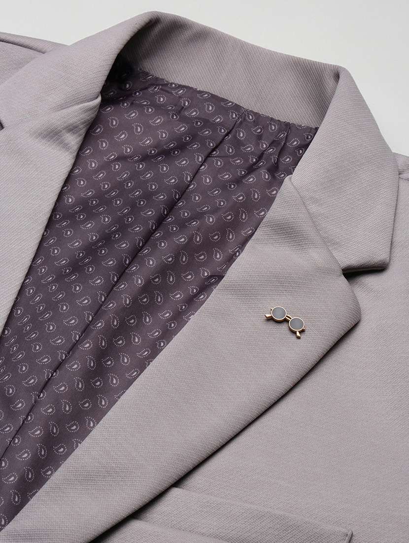 men solid single breasted casual blazer - 21696120 -  Standard Image - 6