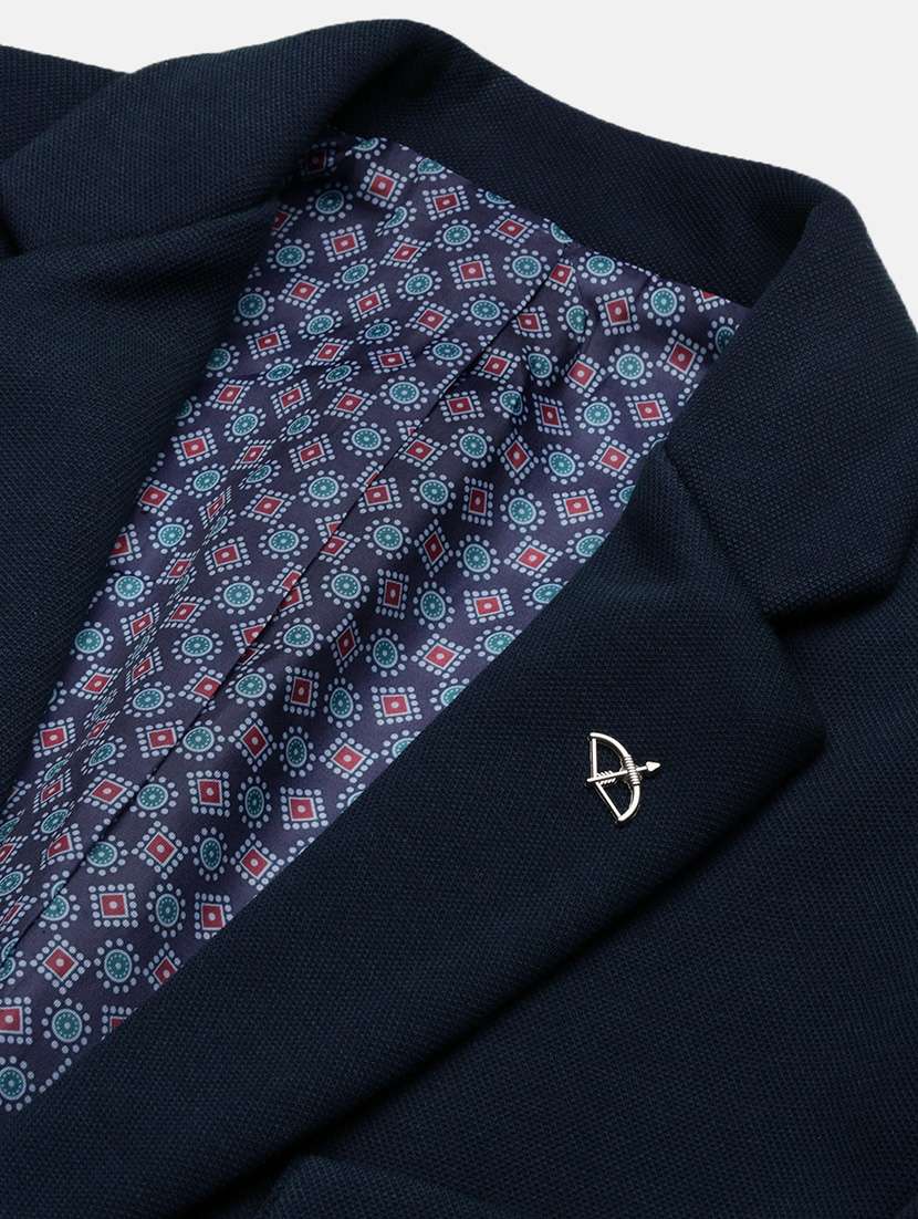 Men Solid Single Breasted Casual Blazer - 21696131 -  Standard Image - 6