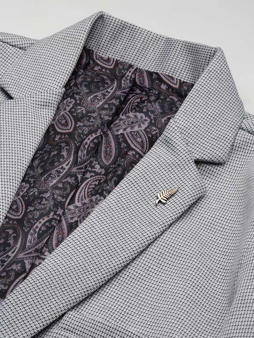 men solid single breasted casual blazer - 21696135 -  Standard Image - 6