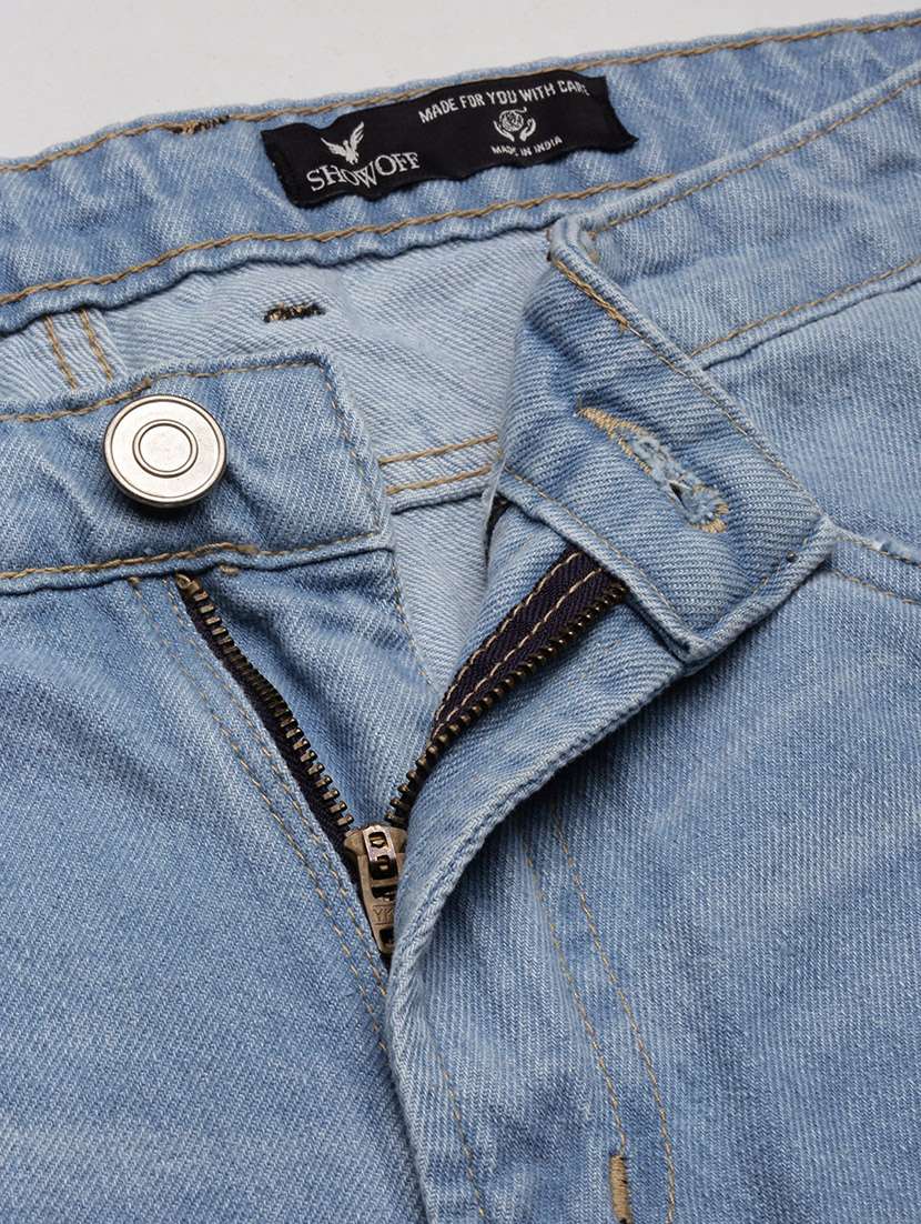 men light blue low rise full length jean - 21696145 -  Standard Image - 6