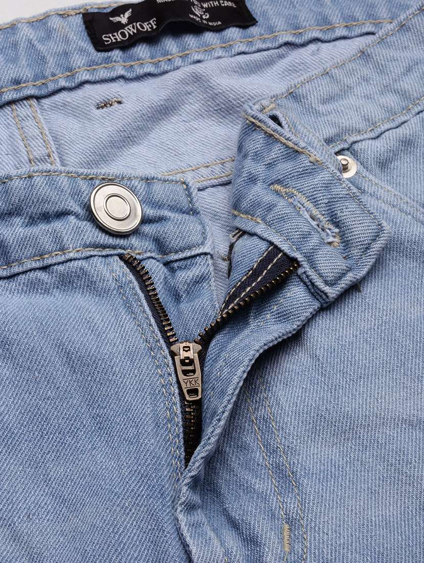 men light blue low rise full length jean - 21696146 -  Standard Image - 6