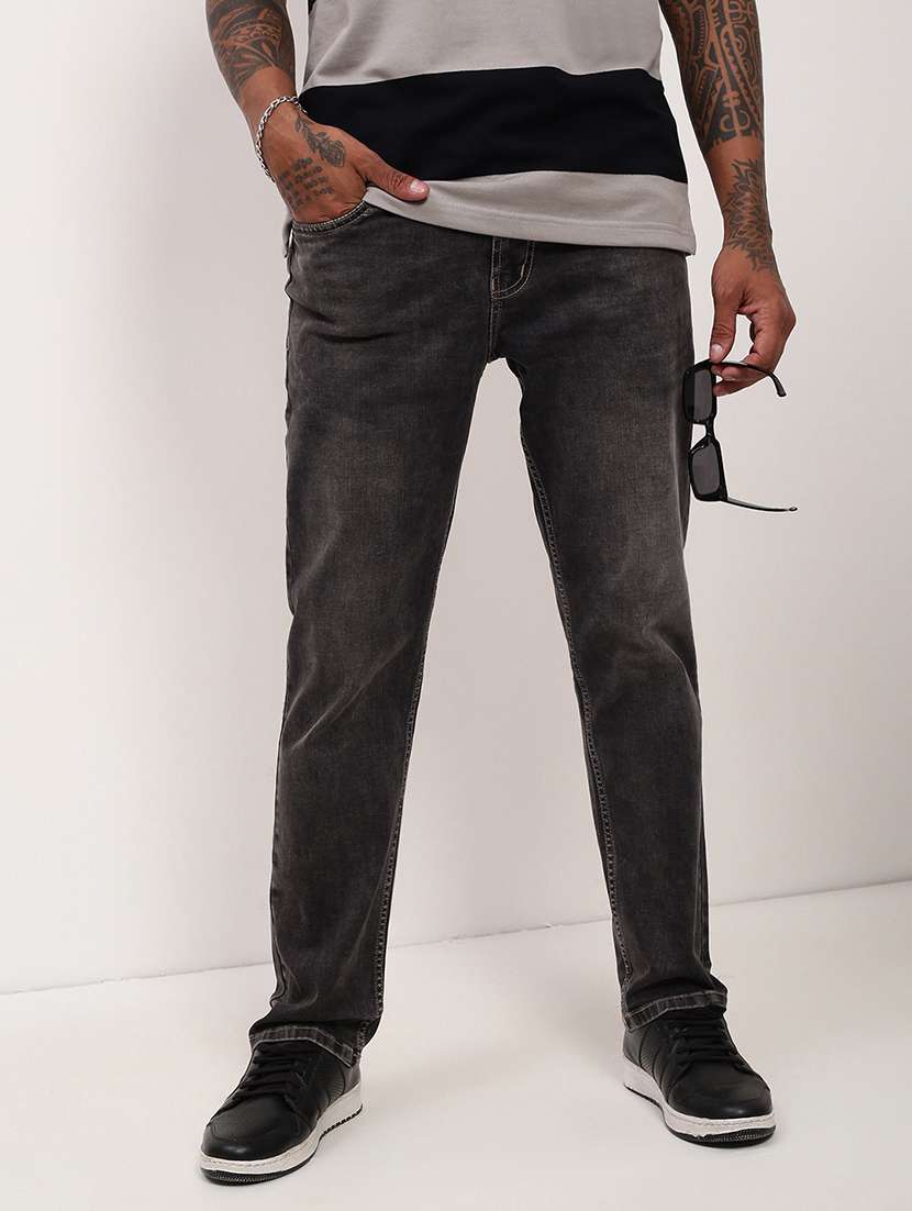 men grey low rise full length jean - 21696147 -  Standard Image - 1