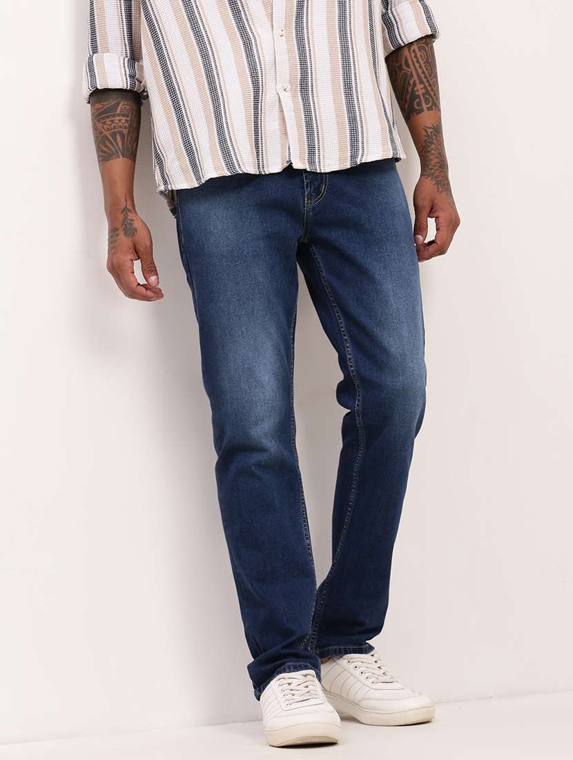men blue low rise full length jean - 21696149 -  Standard Image - 1
