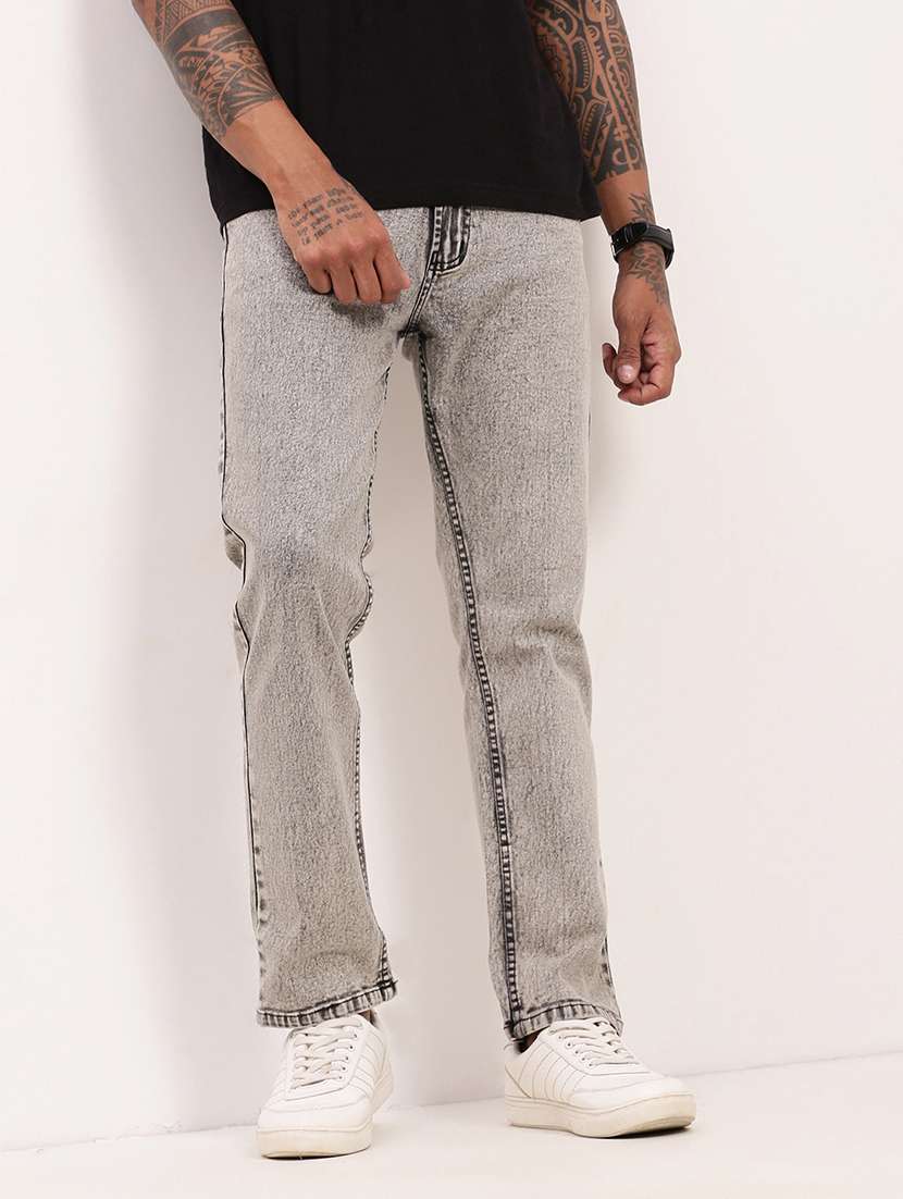 men grey low rise full length jean - 21696153 -  Standard Image - 1