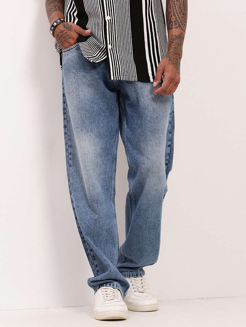 men blue low rise full length jean - 21696157 -  Standard Image - 1