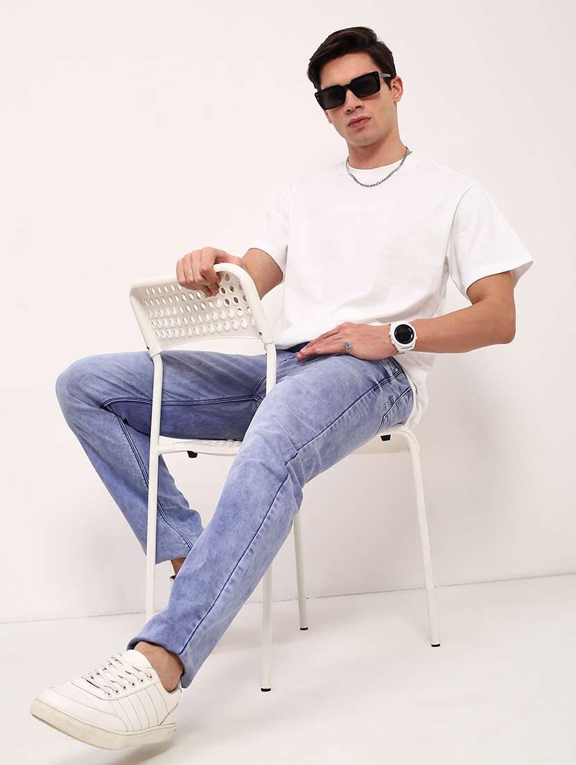 men blue low rise full length jean - 21696162 -  Standard Image - 4