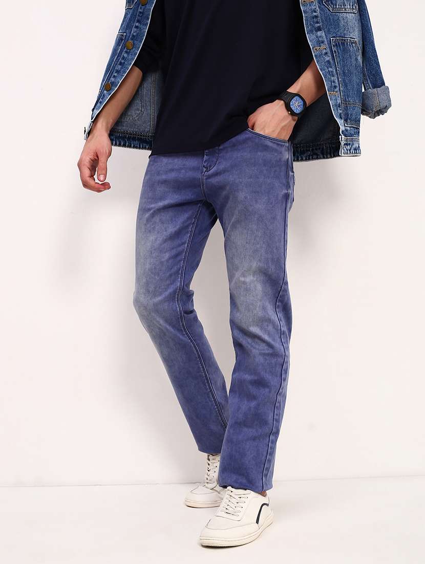 men blue low rise full length jean - 21696166 -  Standard Image - 1