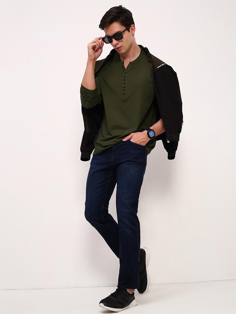 men navy blue low rise full length jean - 21696171 - Standard Image - 4