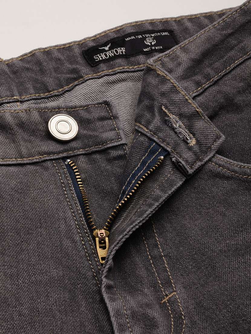 men grey low rise full length jean - 21696172 -  Standard Image - 6