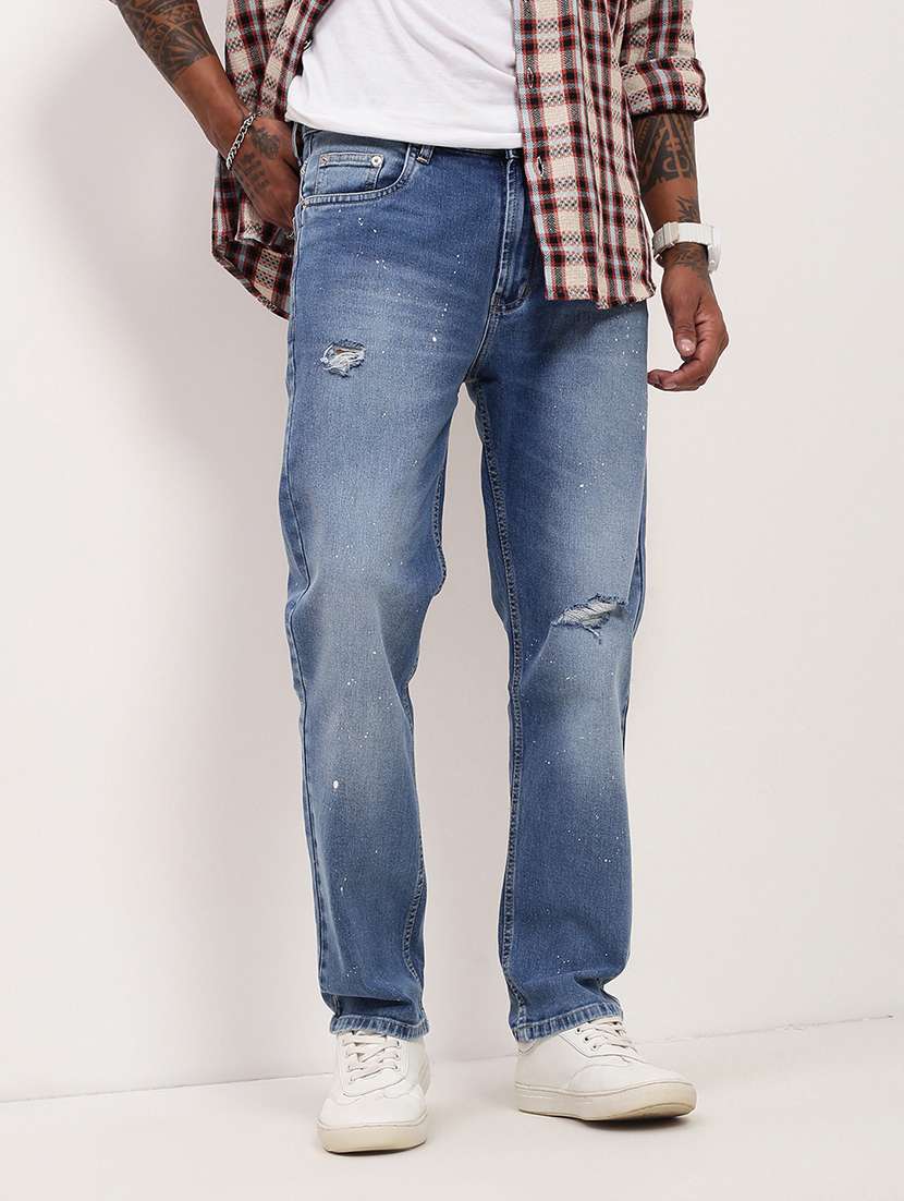 men blue low rise full length jean - 21696173 -  Standard Image - 1